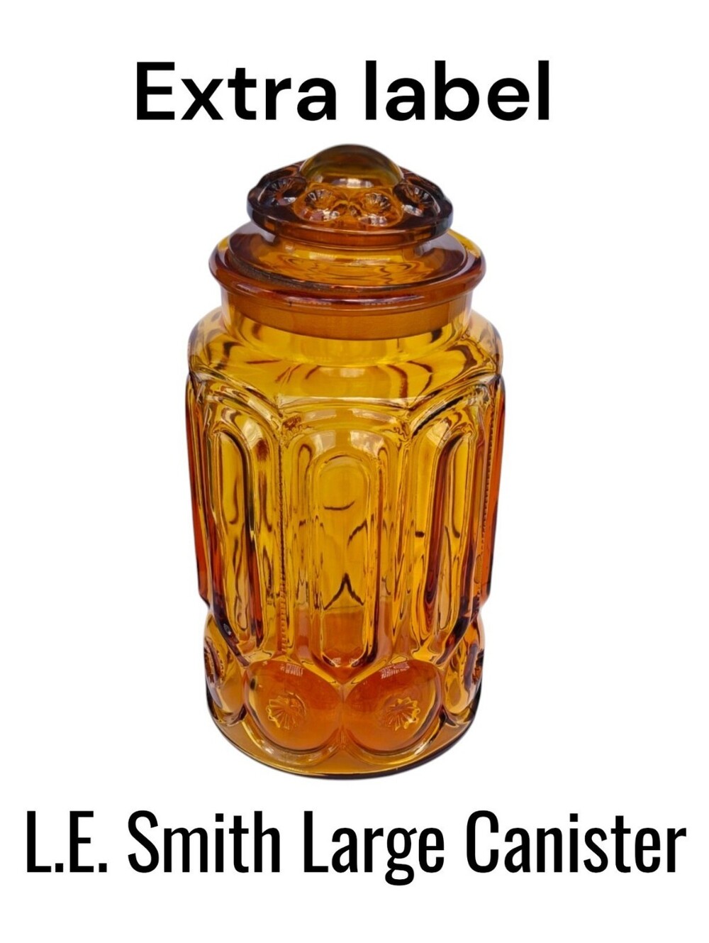 Extra $3 label For L.E. Smith large  Canister